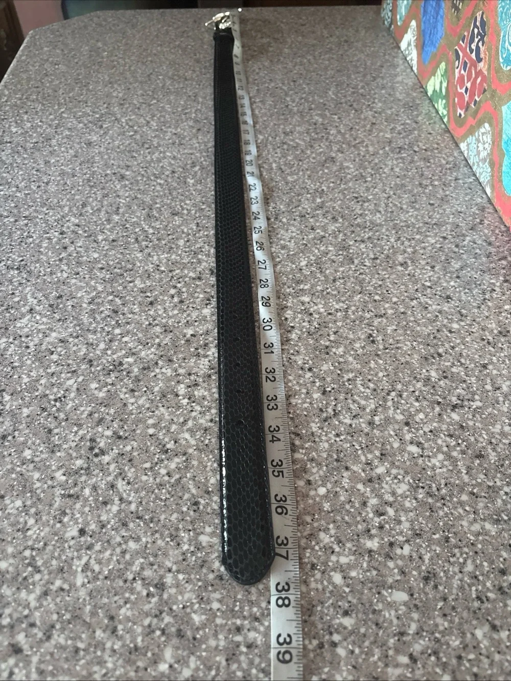 Brighton Women’s 32 Black Belt w/ Rhinestone Bow Hardware Size 32